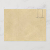 Carte Postale LETTRE ALPHABET Lion Jungle Sepia (Dos)