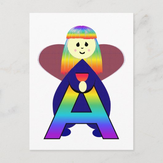 Carte Postale LETTRE Angelbet A (Devant)