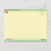 CARTE POSTALE LETTRE CHIEN D (Dos)
