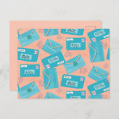 Carte Postale Lettre d'amour (Devant / Derrière)