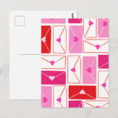 Carte Postale lettre d'amour (Devant / Derrière)