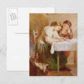 Carte Postale Lettre d'amour, 1871 (Devant / Derrière)