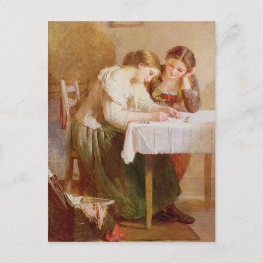 Carte Postale Lettre d'amour, 1871 (Devant)