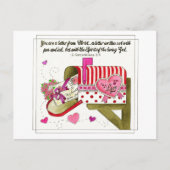 Carte Postale Lettre d'amour de Christ Inspirational Postcard (Devant)