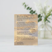 Carte Postale Lettre de Dieu (Debout devant)