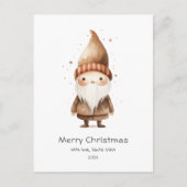 Carte Postale Lettre de Père Noël à bébé Cute Beige Boho (Devant)