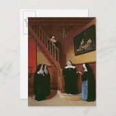 Carte Postale Lettre de recommandation, 1859 (Devant / Derrière)