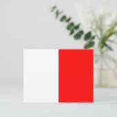 Carte Postale LETTRE Drapeau Nautique H (Debout devant)