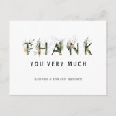 Carte Postale LETTRE FLIAGE tropicale Merci (Devant)