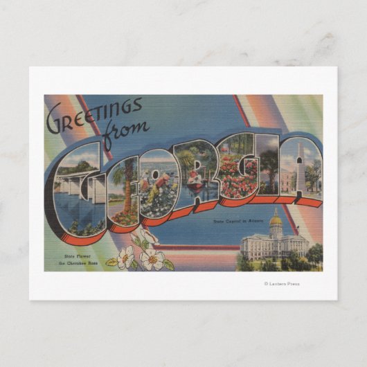 Carte Postale LETTRE GéorgieGrandes ScènesGéorgie (Devant)