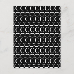 Carte Postale Lettre initiale C