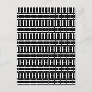 Carte Postale Lettre initiale H monogramme