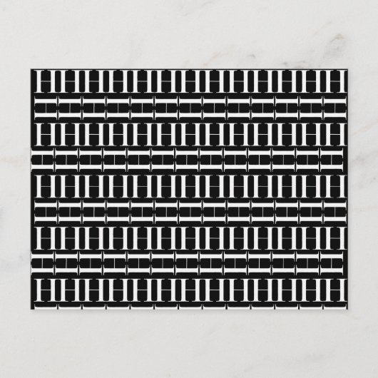 Carte Postale Lettre initiale H monogramme (Devant)