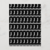 CARTE POSTALE LETTRE INITIALE MOYENNE J (Devant)