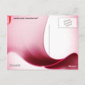 Carte postale Lettre J (Dos)