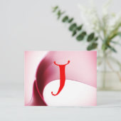 Carte postale Lettre J (Debout devant)