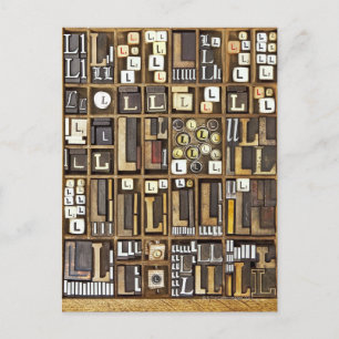 Carte Postale Lettre L