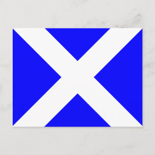 Carte Postale Lettre M du signal d'indicateur alphabétique