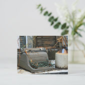 Carte Postale Lettre machine (Debout devant)