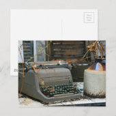 Carte Postale Lettre machine (Devant / Derrière)