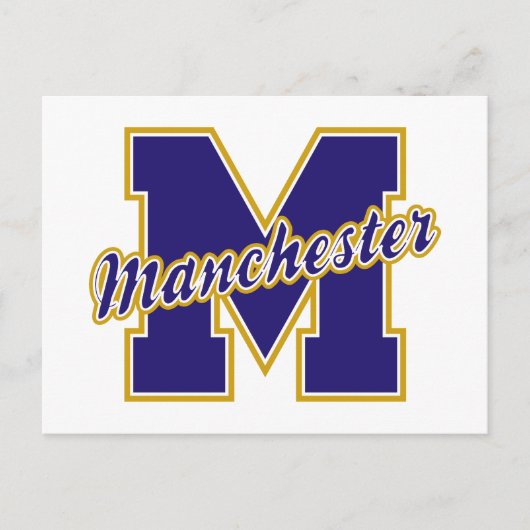 Carte Postale LETTRE MANchester (Devant)