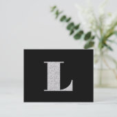 Carte Postale Lettre monogramme L (Debout devant)
