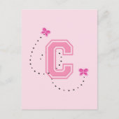 CARTE POSTALE LETTRE MONOGRAPHIQUE C (Devant)