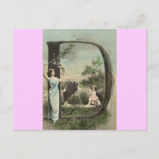 CARTE POSTALE LETTRE MONOGRAPHIQUE D
