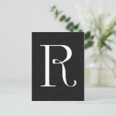Carte Postale Lettre monographique R (Debout devant)