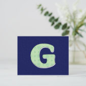 CARTE POSTALE LETTRE MONOMÂTRE G (Debout devant)