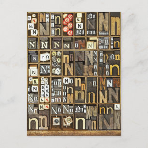 Carte Postale Lettre N