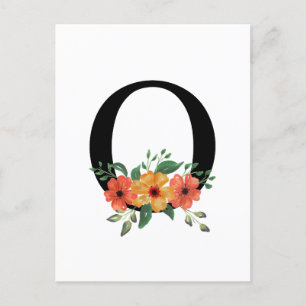 Carte Postale Lettre O