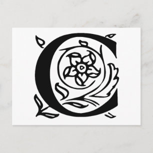 Carte Postale Lettre raffinée C