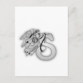 Carte Postale Lettre S Angle Monogramme initial (Devant)
