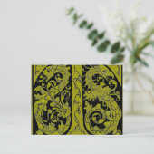Carte Postale Lettre T avec DragonsPostcard (Debout devant)