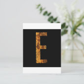 Carte Postale Lettre Typo (Debout devant)