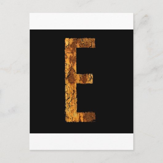 Carte Postale Lettre Typo (Devant)