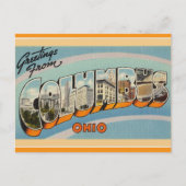 Carte Postale LETTRE vintage COURBE OhiO (Devant)