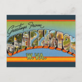 Carte Postale LETTRE vintage GRÂCE Charleston Virginie-Occidenta (Devant)