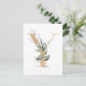 Carte Postale Lettre Y Monogramme (Debout devant)