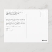 Carte Postale Lettres balayées (Dos)