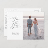 Carte Postale Lettres balayées Enregistrer la date (Devant / Derrière)