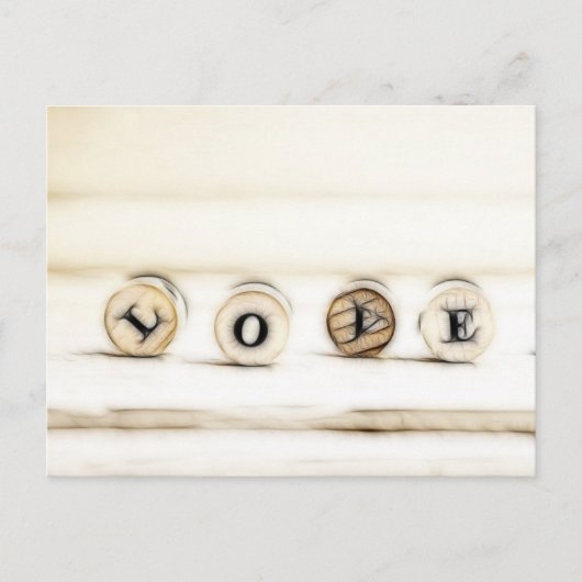 Carte Postale Lettres d'amour (Devant)