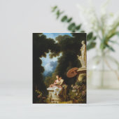 Carte Postale Lettres d'amour de Jean Honore Fragonard (Debout devant)
