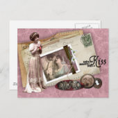 Carte Postale Lettres d'amour romantique victorienne (Devant / Derrière)