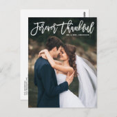 Carte Postale Lettres de Merci Mariage pour toujours pleines de  (Devant / Derrière)