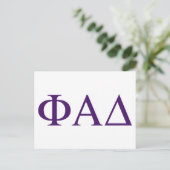 Carte Postale Lettres grecques Phi Alpha Delta (Debout devant)