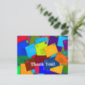 Carte Postale Lettres Mailman MERCI POSTCARDS (Debout devant)