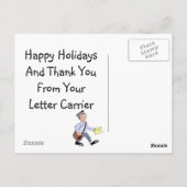 Carte Postale Lettres Mailman MERCI POSTCARDS (Dos)