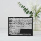 Carte Postale Lettres patentes du roi John pour Liverpool, 1207 (Debout devant)